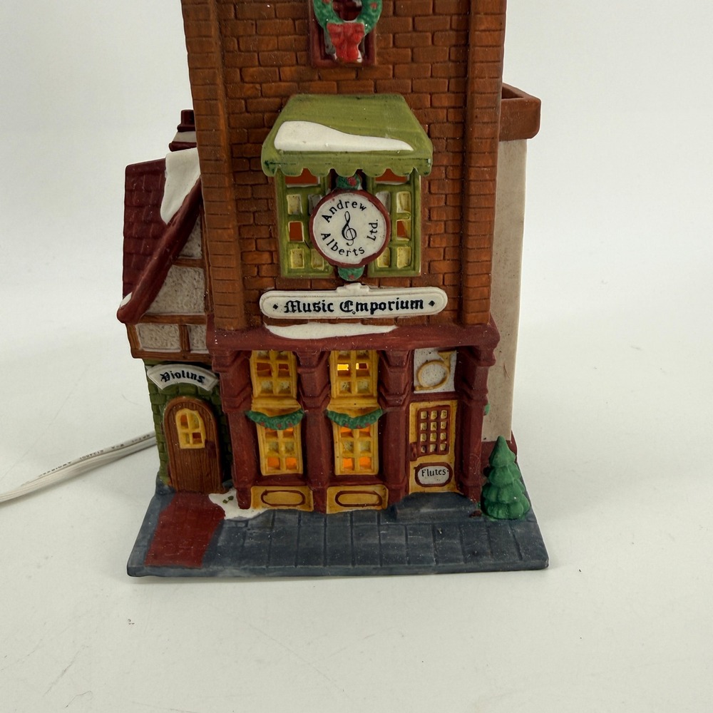 Dept. 56 - Christmas in the City - Music Emporium - Retired 1996 Houses Display - Picture 3 of 16
